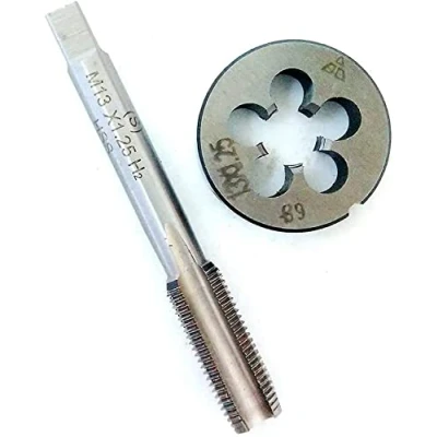 Image of HUAZHICHUN M13x1.25 HSS Metric Tap and Die Set,Thread Round Thread Right Hand