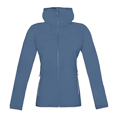 Image of Rock Experience REWJ06571 Z407 SOLSTICE 2.0 HOODIE SOFTSHELL WOMAN Jacket Women&#039;s 1344 CHINA BLUE+2285 QUIET TIDE XL