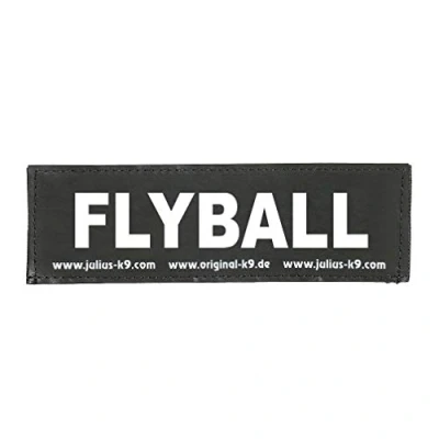 Image of Interchangeable Patches, 1 pair, FLYBALL, Size: Large, Black