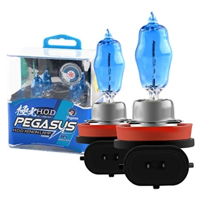Image of 2Pcs H8 100W Super Bright Xenon White 6000K Halogen Lamp Light Bulb 12V Car Headlight Fog Replacement