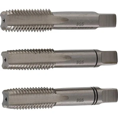 Image of BGS 928 Tap Set Starter. Plug. Bottoming HSS G M16 x 2.0 3 pcs.
