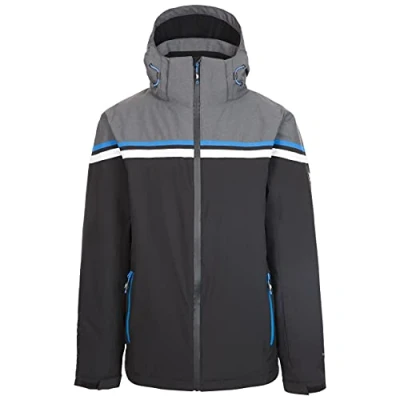Image of Trespass Mens Ski Jacketed Padded Adjustable Zip Off Hood Dexy