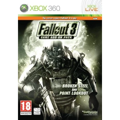 Image of Fallout 3: Game Add On Pack Broken Steel and Point Lookout (Xbox 360)