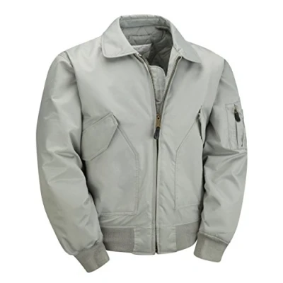Image of MA2 CWU Bomber Flight Jacket Silver (M)