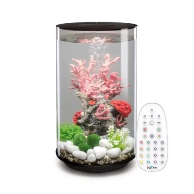 Image of biOrb Tube 30L Black Aquarium with MCR LED Lighting
