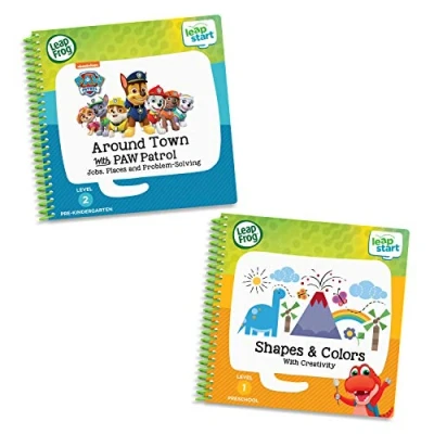 Image of LeapFrog LeapStart 2 Book Combo Pack: Shapes &amp; Colors Around Town with PAW Patrol,Multicolor
