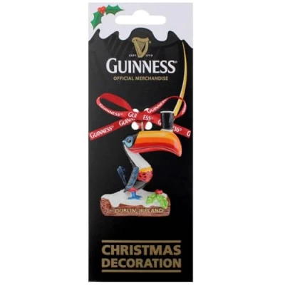 Image of Guinness Iconic Toucan Hanging Christmas Decoration