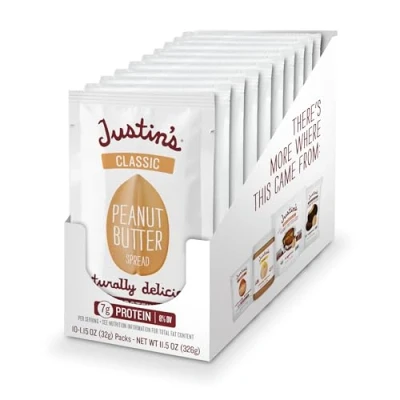 Image of Justin&#039;s Nut Butter Peanut Classic 1.15Oz. (Pack Of 10)