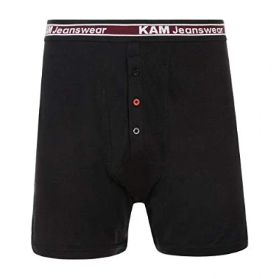 Image of KAM Men&#039;s Three Pack Cotton Boxer Shorts 2XL to 8XL