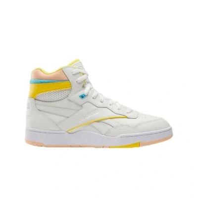 Image of Reebok Unisex BB 4000 II MID Sneaker, Chalk/Chalk/CLAYEL, 8.5 UK