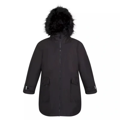 Image of Regatta Childrens Unisex Childrens/Kids Adelyn Waterproof Parka (Black) Size 7 8Y