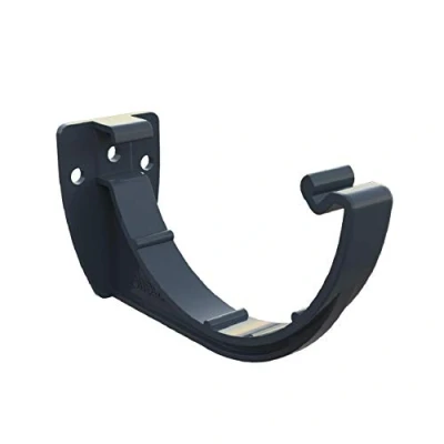Image of 10 x Anthracite Grey Half Round Fascia Gutter Brackets, Freeflow 112mm Systems