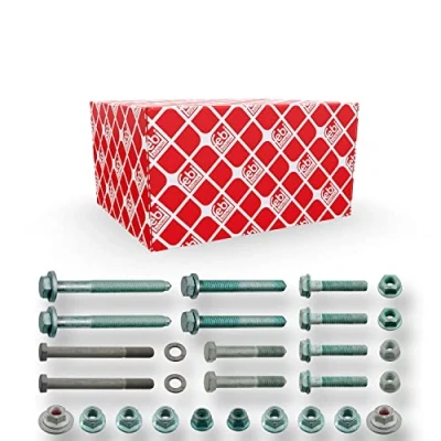 Image of KIT11 Mounting Kit, control lever FEBI BILSTEIN 39754 Front Axle AUDI: A4 B7 Avant, B6/B7 Convertible