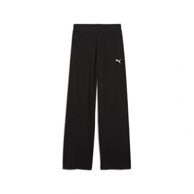 Image of Puma ESS ELEVATED RIB PANT women&#039;s Sportswear in Black