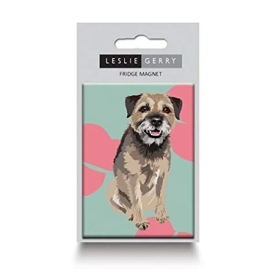 Image of Border Terrier Magnet by Leslie Gerry Dog Gift