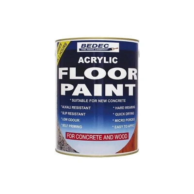 Image of Bedec Acrylic Water Based Floor Paint Clear 2.5 Litre