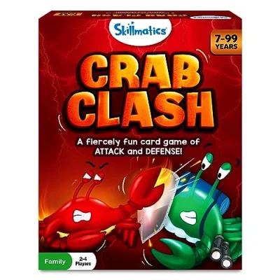 Image of Skillmatics Card Game Crab Clash, Strategy Game, Fun for Family Night, Perfect Board Lovers, Gifts Girls, Boys, Teens, Adults Ages 7 and Up