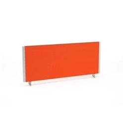 Image of Impulse/Evolve Plus Bench Screen 1000 Tabasco Orange Silver Frame
