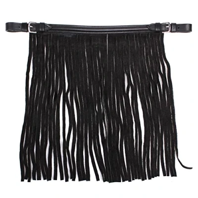 Image of QHP Anti Fly Fringe leather Size COB