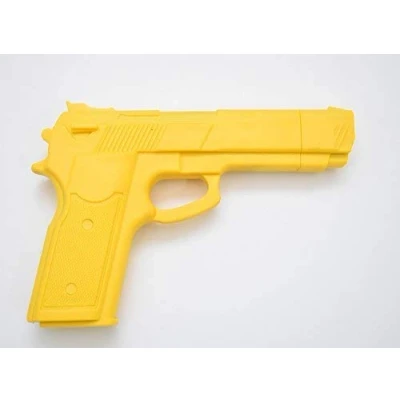 Image of Yellow Rubber Gun Ideal For Martial Arts Self Defence Training