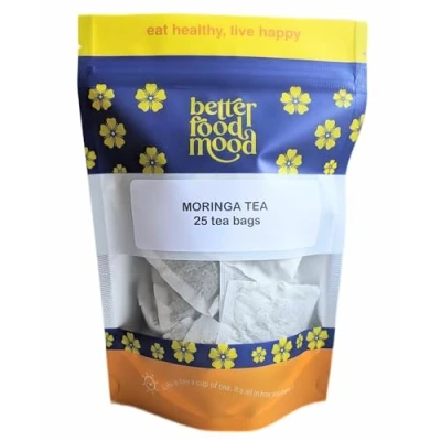 Image of Better Food Mood Moringa Tea (50 Bags) Superfood No Caffeine 100% Pure Herbal
