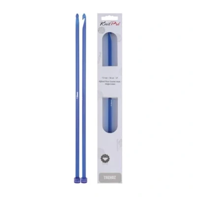 Image of Knit Pro KP51405 7 mm Single Ended Tricot/Afghan Crochet Hook, Multi Colour