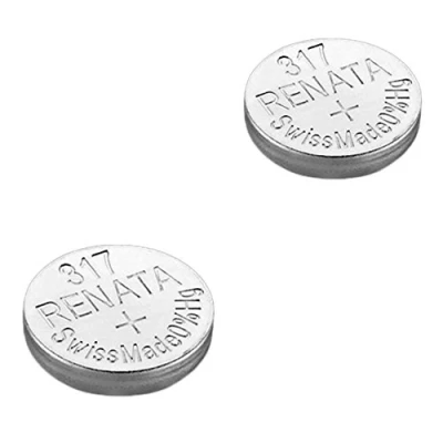 Image of RENATA 317 Pack of 2 Silver Oxide Batteries 1.5 V