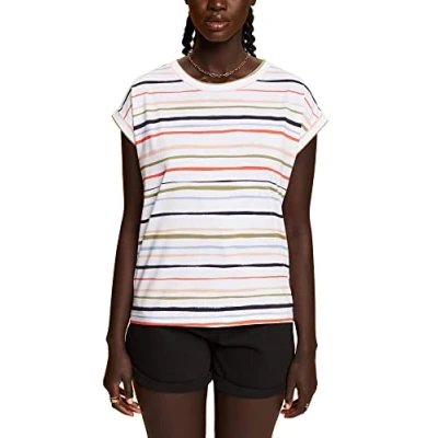 Image of ESPRIT Women&#039;s 043ee1k319 T Shirt, White, XXS