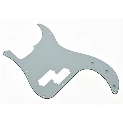 Image of KAISH 13 Hole P Bass Style Pickguard PB Scratch Plate for USA/Mexico Precision White 3 Ply