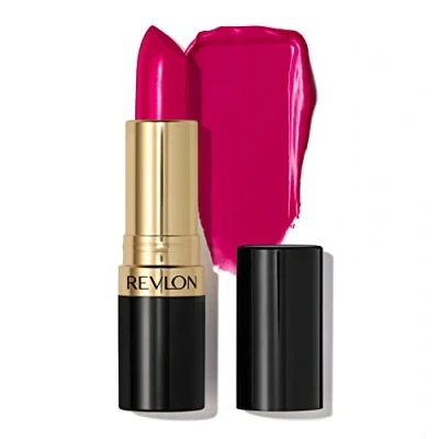 Image of Revlon Super Lustrous Lipstick, High Impact Lipcolour with Moisturising Creamy Formula, Infused Vitamin E and Avocado Oil in Red/Coral, Love is On (745)