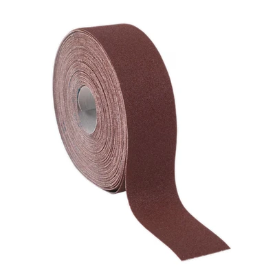 Image of Sealey Emery Roll Brown 50mm x 50m 120Grit
