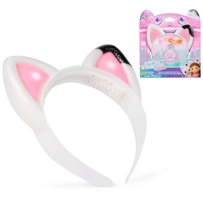 Image of Gabby&#039;s Dollhouse: The Movie, Meow mazing Interactive Ears, Headband with Lights, Sounds &amp; 3 Modes of Play, Kids Toys for Girls Boys Ages and Up