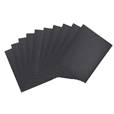 Image of TA VIGOR 10Pcs Wet Dry Sandpaper 1000 Grit 9 Inch x 11 Inch, Assorted Sanding Sheets Abrasive Paper for Wood Furniture Metal Automotive Polishing