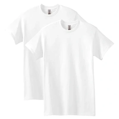 Image of Gildan Heavy Cotton T Shirt, Style G5000, Multipack, White, 3XL (Pack of 2)
