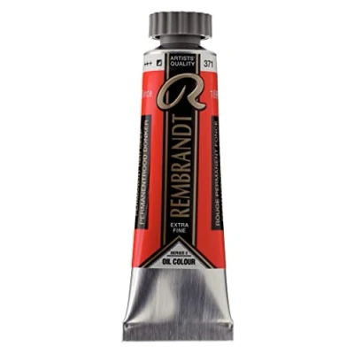 Image of Rembrandt Oil Colour Tube 15 ml Permanent Red Deep 371