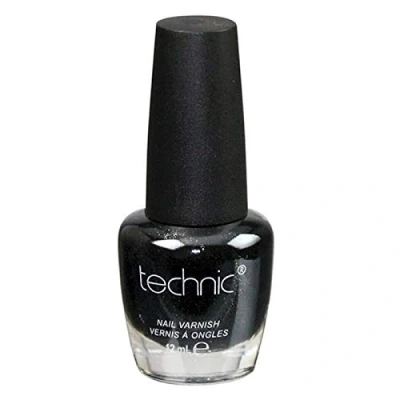Image of Technic Nail Polish Varnish Various Colour (Black Valvet)