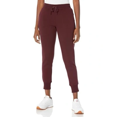 Image of Amazon Essentials Women&#039;s Fleece Jogging Trouser (Available in Plus Size), Burgundy, S