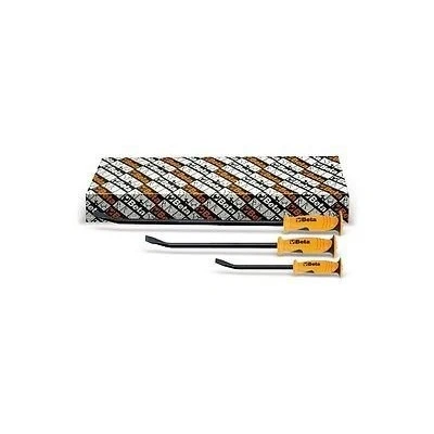 Image of Beta Tools 965/S3 Set of 3 Pry Bar Go Thru Crow Lever Prying Hand Tool 1 x 300mm Bar, 450mm and 600mm