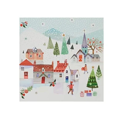 Image of Christmas is Near Design Multipack of 8 Charity Cards with Envelopes
