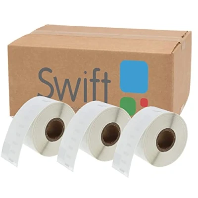 Image of Compatible with Dymo 99012 Thermal White Address Labels for LabelWriter 4XL 450 400 330 320 310 Twin Turbo Duo Seiko SLP 430 420 240 220 200 120 100 Pro Plus (Pack of 100)