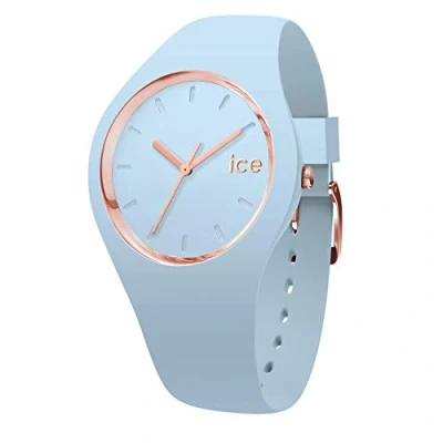 Image of Ice WATCH Glam Pastel Lotus Women&#039;s Wristwatch With Silicon Strap 001067 (Medium)
