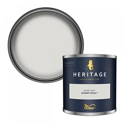 Image of Dulux Trade Heritage Velvet Matt Emulsion Romney Wool (1 Litre)