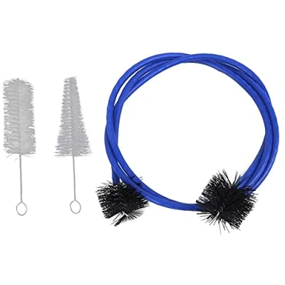 Image of Alnicov Trumpet Cornet Maintenance Cleaning Kit,Trumpet Care Kit Mouthpiece Brush Valve Flexible