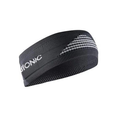 Image of X BIONIC Headband 4.0 Sports Sweatband Charcoal/Pearl Grey, 1