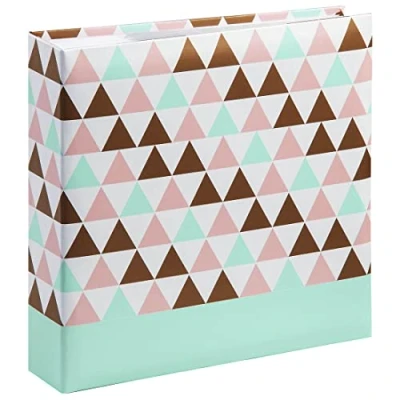 Image of Hama Designline Memo Photo Album, 100 White Pages (50 Sheets) fits 200 Photos in 10x15cm Format, Triangle