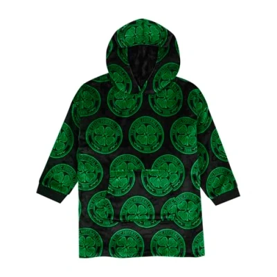 Image of Celtic F.C. Reversible Fleece Hoodie for Kids Boys Oversized Hooded Lounge Gown Soft Blanket Football Gift One Size Fits All Age 7 13 Years