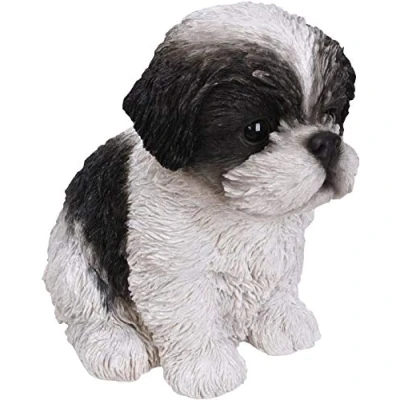 Image of Vivid Arts Pet Pals ShihTzu Puppy Black and White PP SZBK F