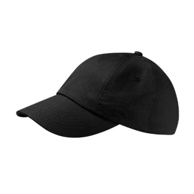 Image of Beechfield Unisex Adults Low Profile Heavy Cotton Drill Cap Baseball, Black, One Size