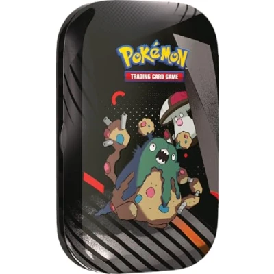 Image of Pokémon TCG: Unova Mini Tin Garbodor &amp; Amoonguss (2 Booster Packs 1 Sticker Card)