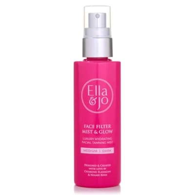 Image of Ella &amp; Jo Tanning Face Mist Glow Natural Even Tan, Hydrating, Lightweight Freshly Scented (Medium Deep)